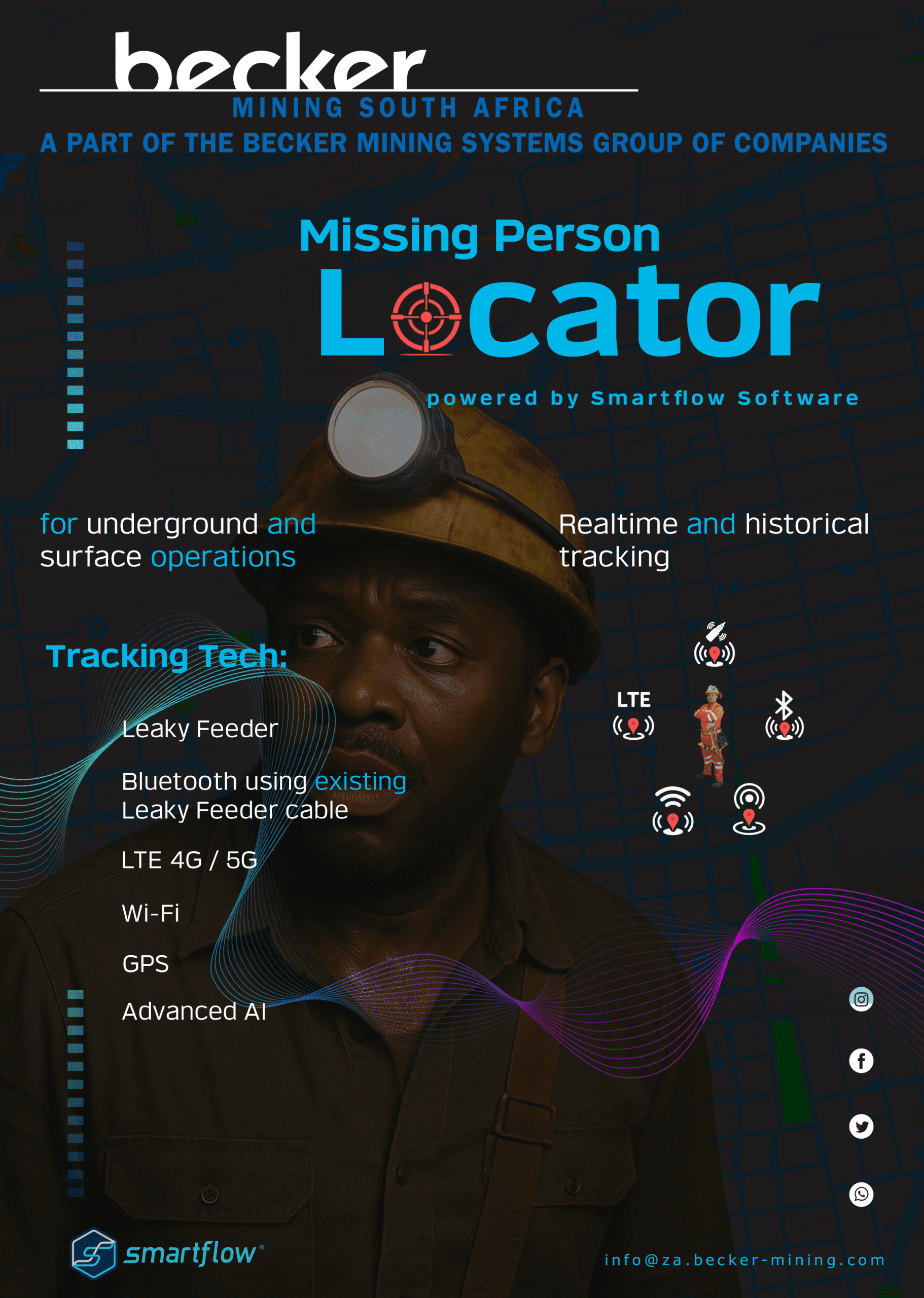 Becker Mining South Africa Unveils Advanced Missing Person Locator System to Boost Mine Safety